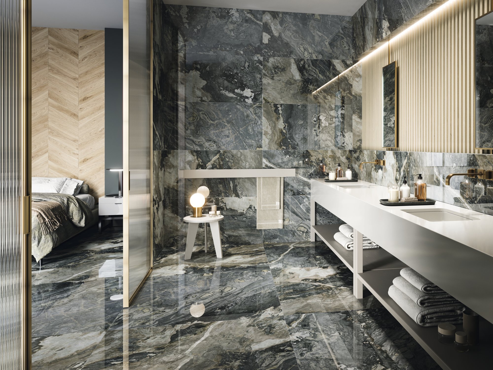 Керамогранит Onice Honey Pol Rect 60х120