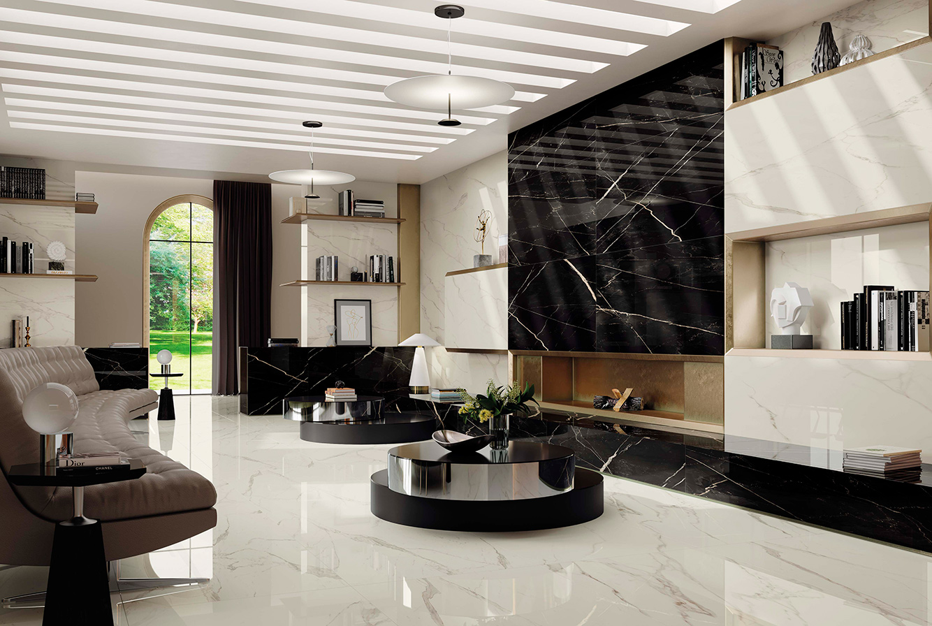 EMPIRE / CALACATTA DIAMOND POLISHED / CALACATTA BLACK POLISHED