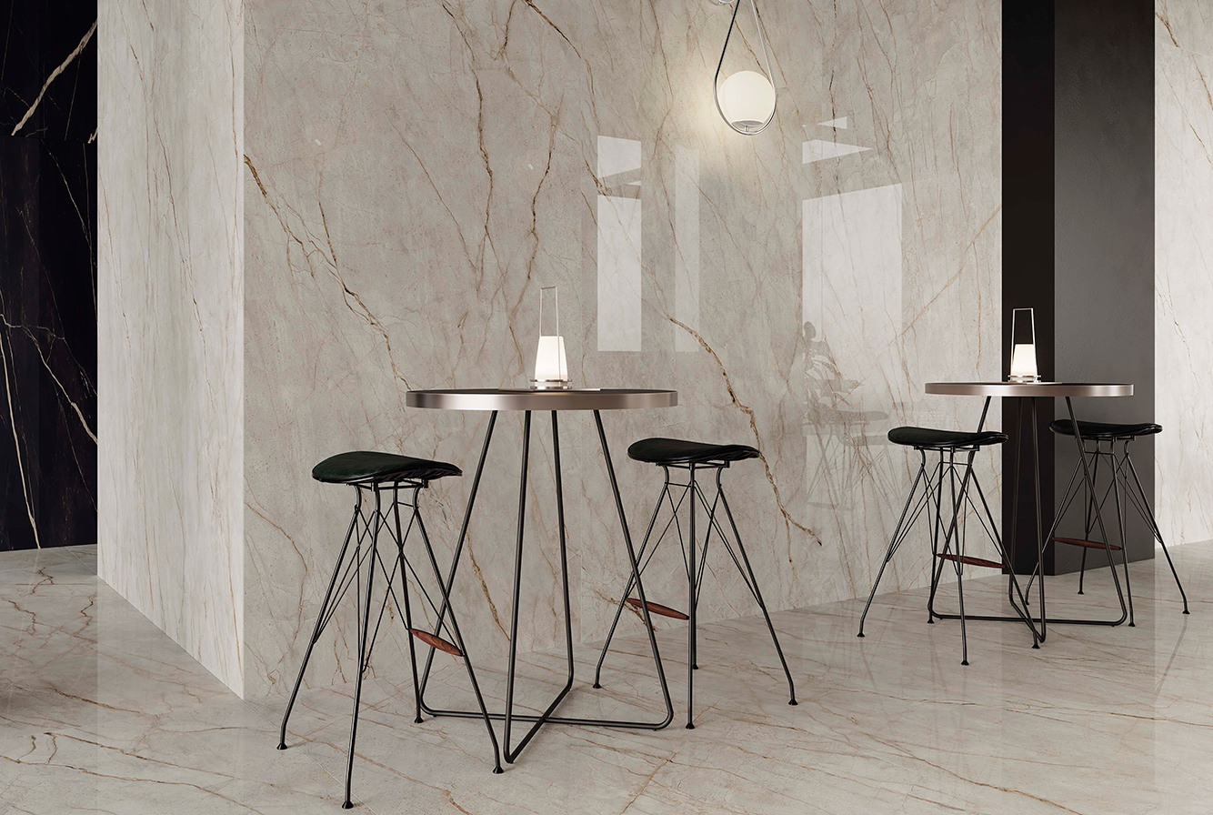 EMPIRE / SILVER ROOT POLISHED / CALACATTA BLACK POLISHED